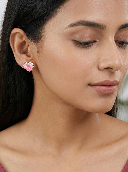 Rose Gold Blush Vows Earrings