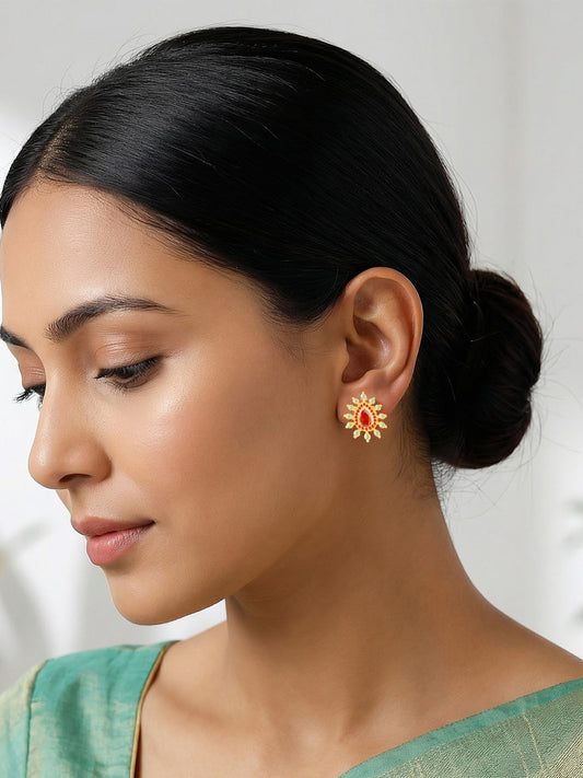 Golden Astarte Earrings