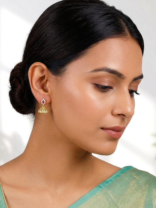 Golden Eirene Jhumki