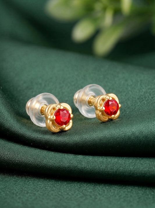 Golden Frigg Stud Earrings