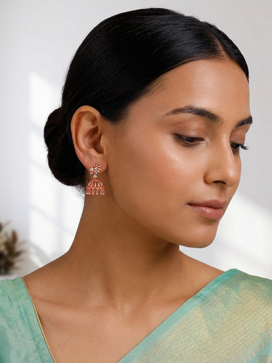 Rose Gold Ataecina Jhumki