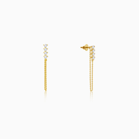 Golden Evangeline Dangler Earrings