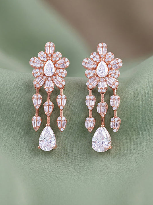 Rose Gold Romanov Earrings