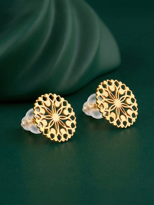 Golden Aura Tangle Earrings