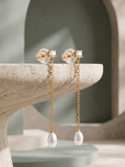 Golden Catherine Beauty Earrings