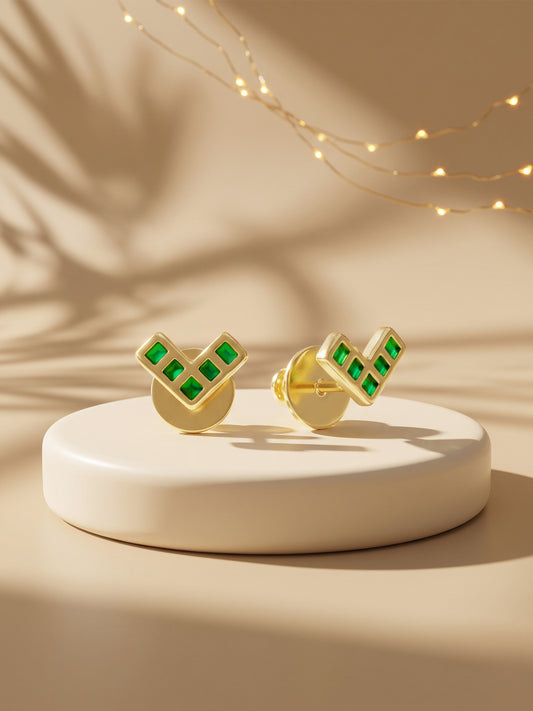 Golden Utsav Spark Studs
