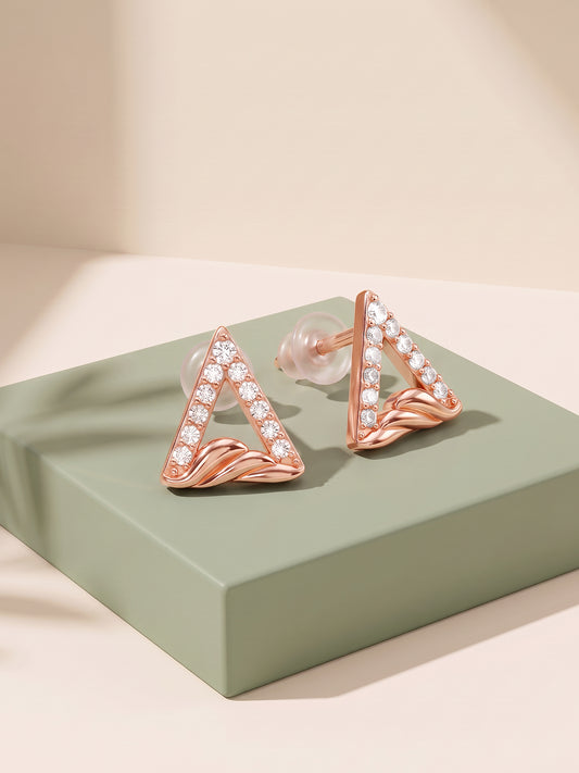Rose Gold Triara Earrings