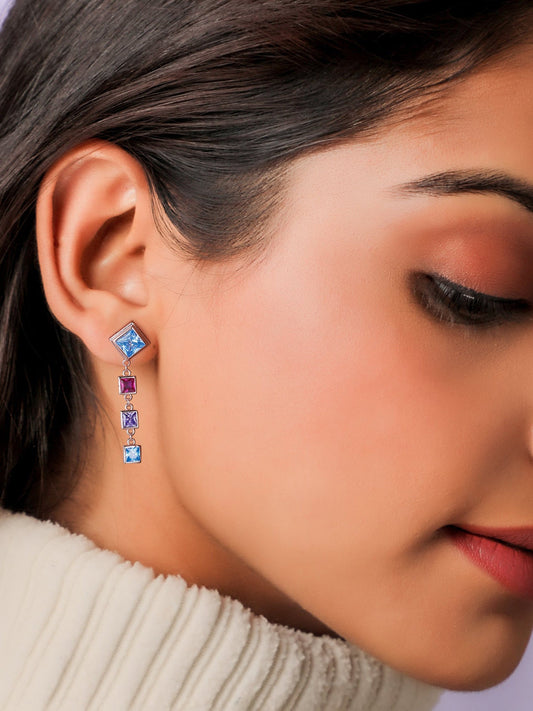 Rose Gold Flying Colours Earrings