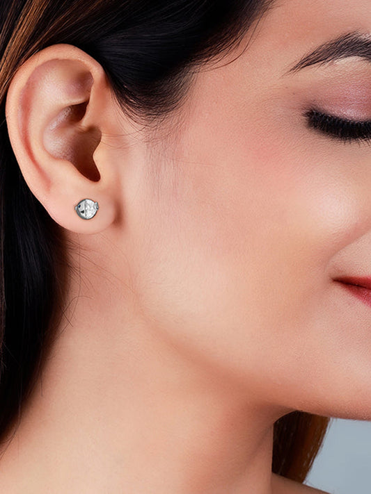Silver The Fish Stud Earrings (4-12 yrs)