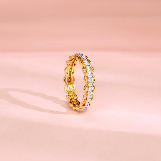 Gold Endless Aura Lab Grown Diamond Ring