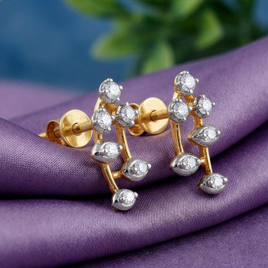 Gold Elera Lab Grown Diamond Earrings