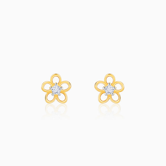 Gold Always Spring Lab Grown Diamond Earrings