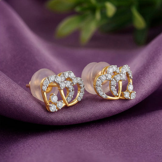 Gold Beyond love Lab Grown Diamond Studs