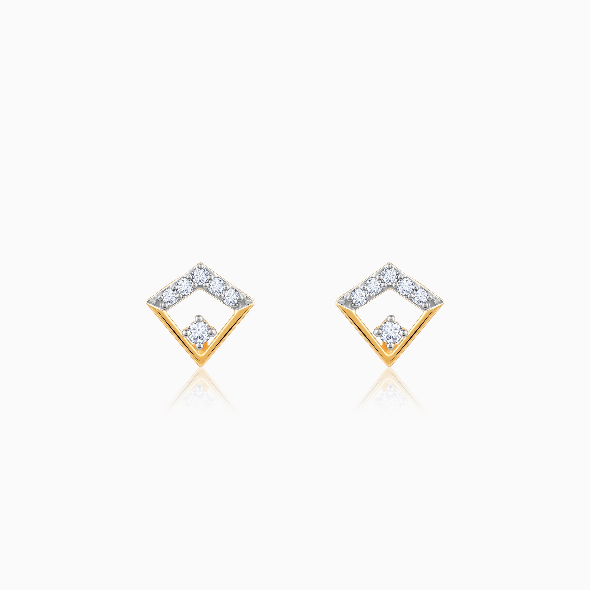 Small Kite Earring in Gold