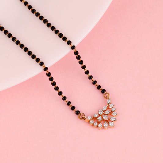 Gold Aadhya Lab Grown Diamond Mangalsutra