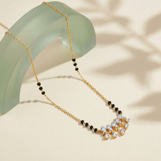 Gold Nitya Bandhan Lab Grown Diamond Mangalsutra