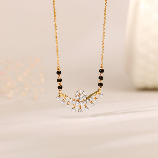 Gold Sunidhi Diamond Mangalsutra