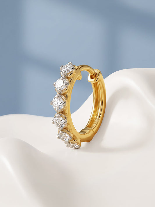 Gold Rush Lab Grown Diamond Nose Ring