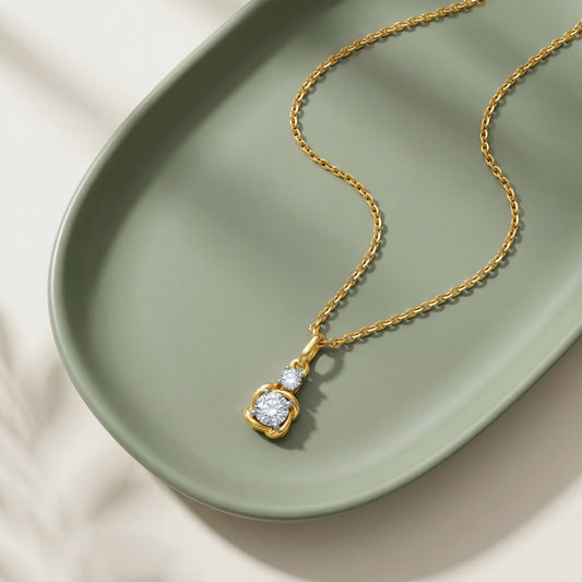 Gold Eternal Gleam Lab Grown Diamond Pendant