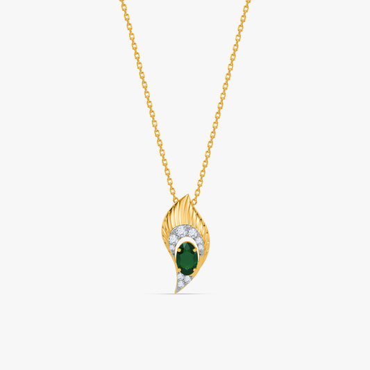 Gold Parth Lab Grown Diamond Pendant