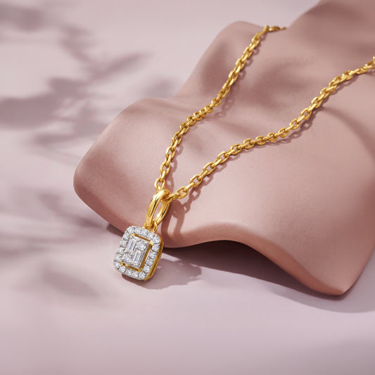 Gold Perfect Grace Lab Grown Diamond Pendant