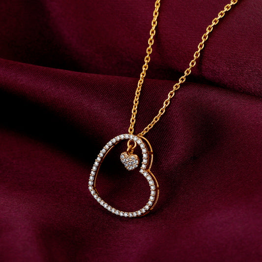 Gold Beloved Simplicity Diamond Pendant