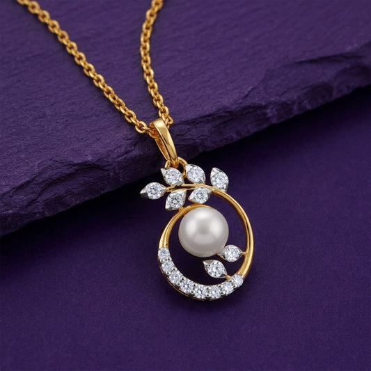 Gold Brume Lab Grown Diamond Pendant