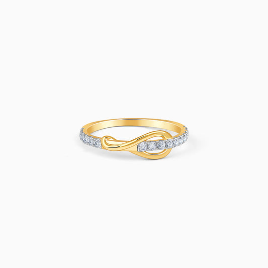Gold Regal Rise Lab Grown Diamond Ring