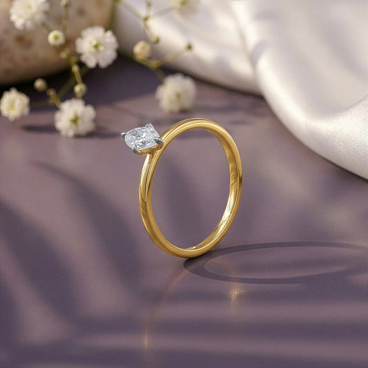Gold Marquise Muse Lab Grown Diamond Ring (Size 12)