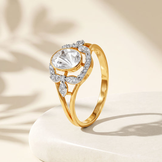 Gold Adaa Lab Grown Diamond Ring (Size 15)