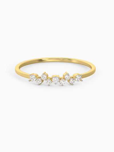 Anushka Sharma Gold Classic Elegance Diamond Ring