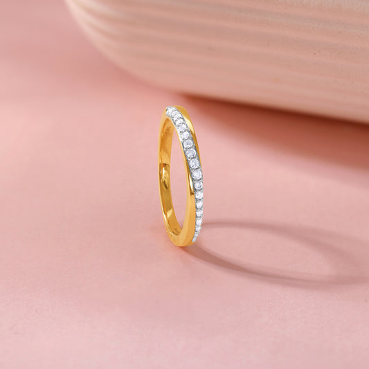 Gold Regal Bliss Lab Grown Diamond Ring