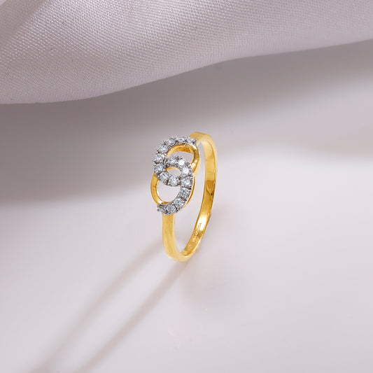 Gold Locked In Love Lab Grown Diamond Ring
