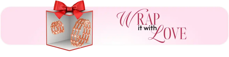 Gift wrapped jewellery