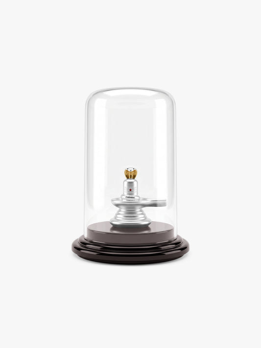 Silver Shivalingam Idol