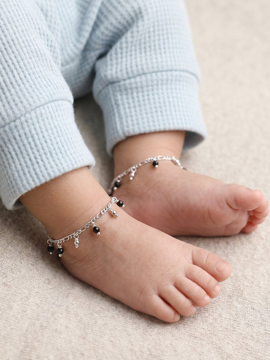 Silver Dua Kids Anklet