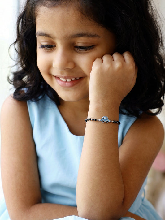Silver Lil' Racer Kids Bracelet