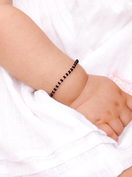 Rose Gold Minimal Nazar Kids Bracelet (0 - 2 Years)