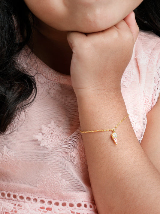 Golden Lil’ Scoop Kids Bracelet (2 - 8 Years)