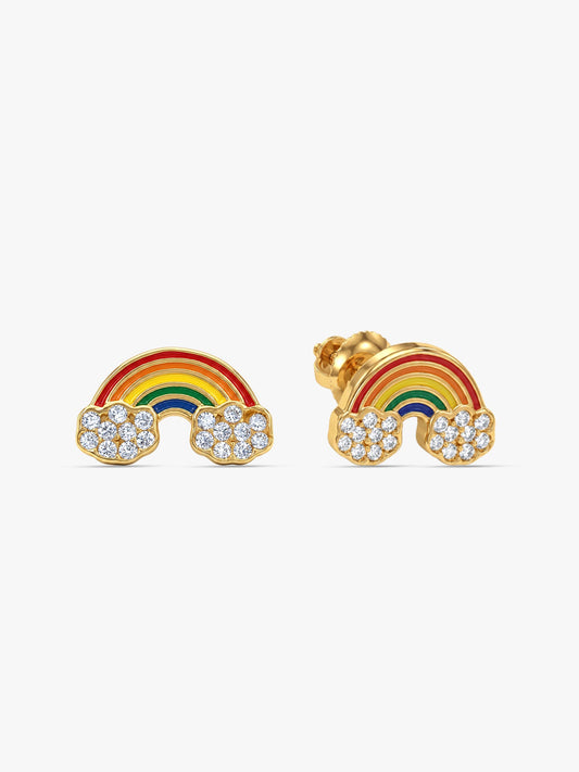 Golden Rainbow Kids Studs
