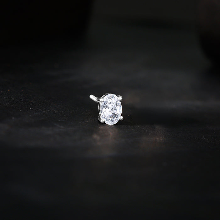 Pure Silver Nitra Stud