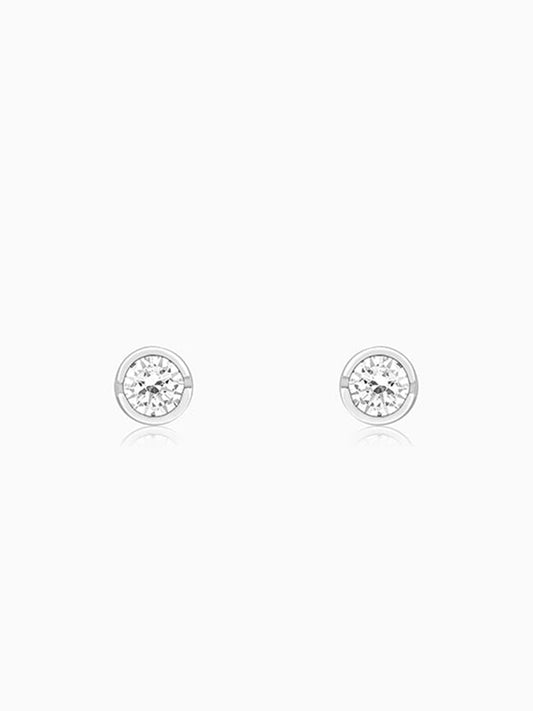 Silver Onyx Core Stud For Him