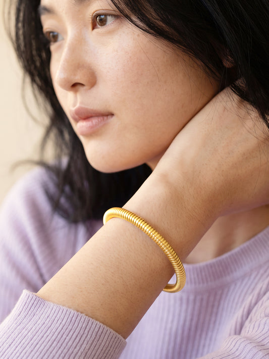 IXIA by GIVA Built Different Gold Plated Bracelet
