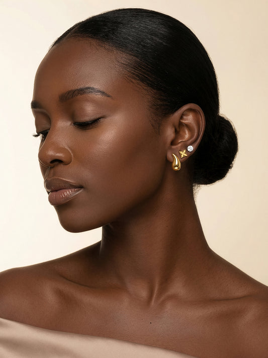 OnnMe by GIVA Liquid Mood Demi Fine Earrings Set