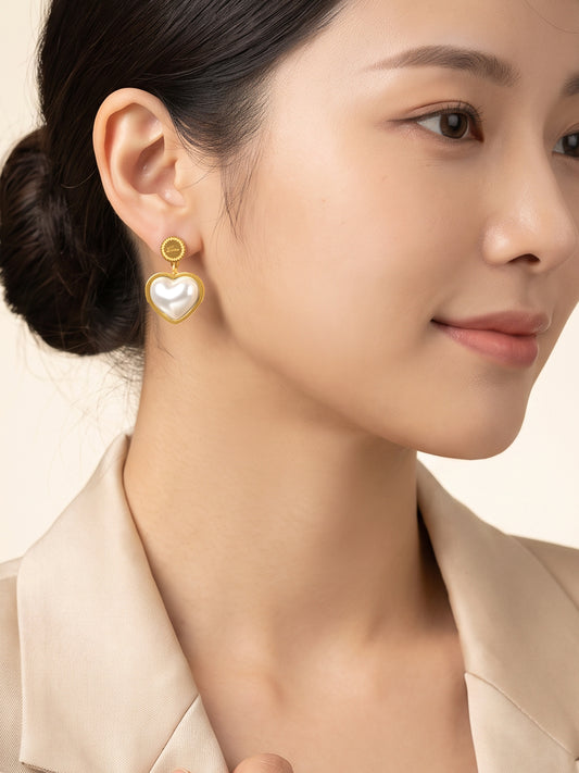 IXIA by GIVA Light Hearted Gold Plated Drops