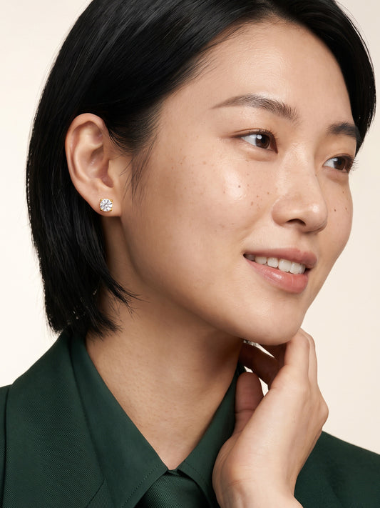 IXIA by GIVA Standalone Gold Plated Studs