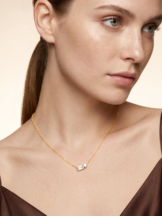 IXIA by GIVA 360 Degrees Gold Plated Necklace
