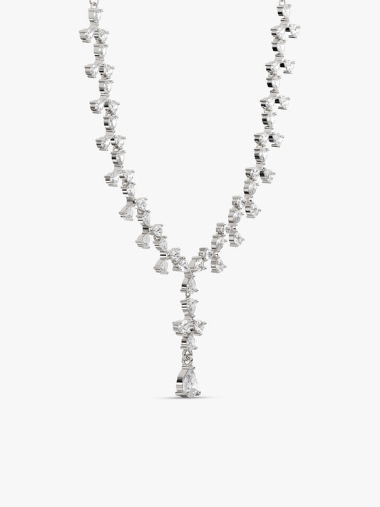Silver Sparkling Beauty Necklace