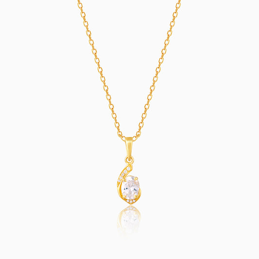 Golden Dream Pendant With Link Chain