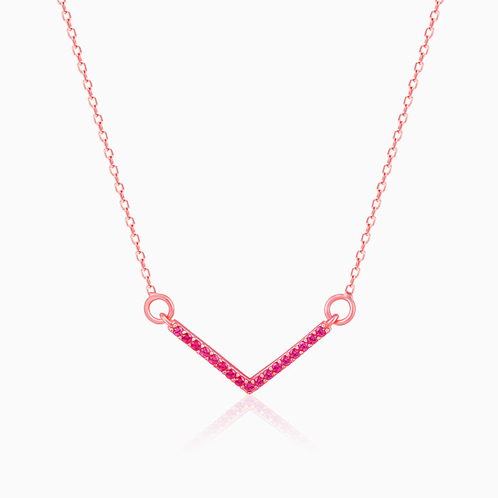 Rose Gold Blushing V Necklace – GIVA1